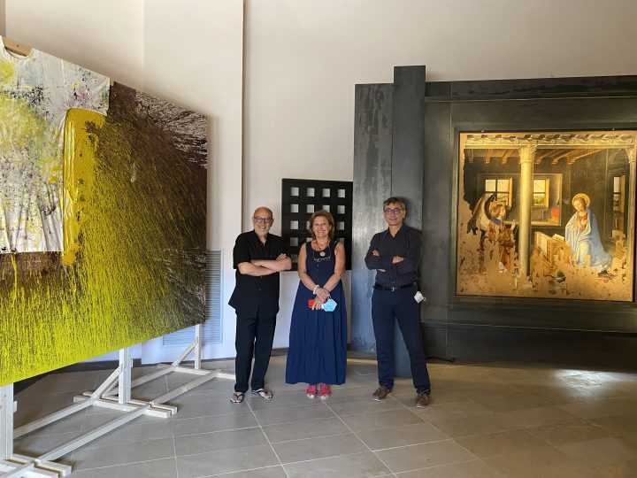 Alla Galleria Regionale di Palazzo Bellomo l’opera 79.malaktion di Hermann Nitsch
