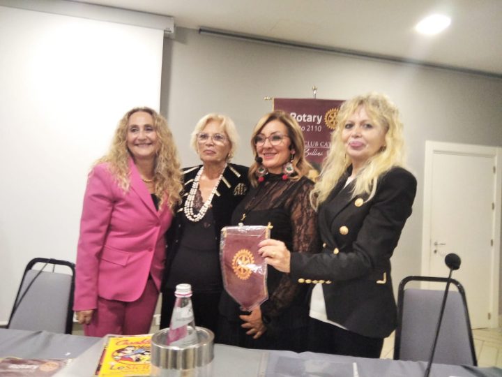 Incontro di spessore e riflessione “Donne di mafia e donne contro la mafia” al Rotary club “Bellini” di Catania con al giornalista Graziella Proto