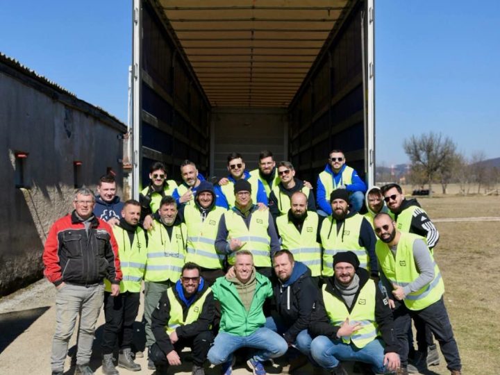 Dalla Sicilia all’Ucraina. 18 Volontari portano 25 tonnellate di aiuti umanitari