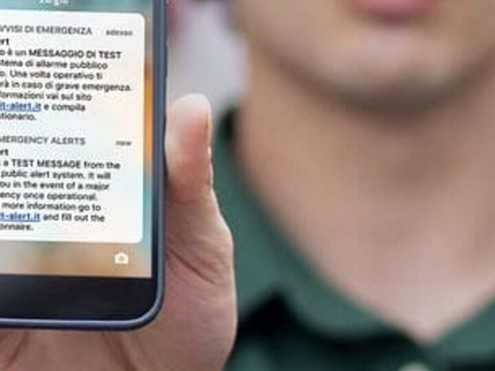 La Sicilia testa il sistema di prevenzione “It-Alert”: mercoledì 5 luglio suoneranno tutti i telefoni alle 12