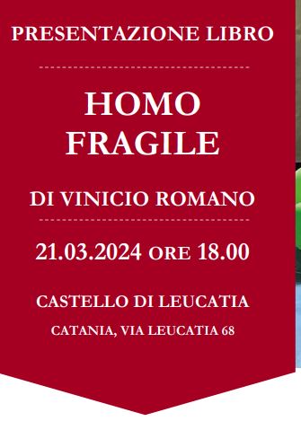 Evento Presentazione libro – Homo Fragile –