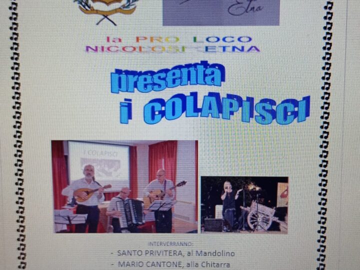PRO LOCO NICOLOSI PRESENTA I COLAPISCI