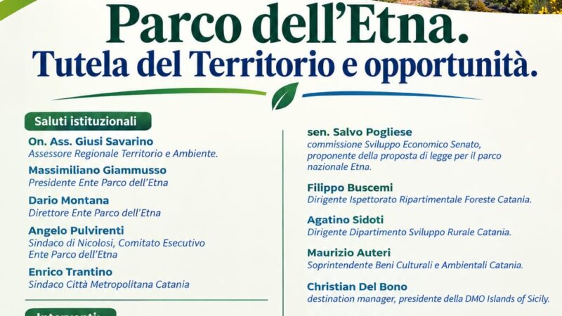 PARCO DELL’ETNA TUTELA TEL TERRITORIO