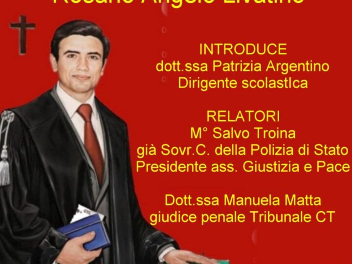 RICORDIAMO IL GIUDICE BEATO ROSARIO ANGELO LIVATINO