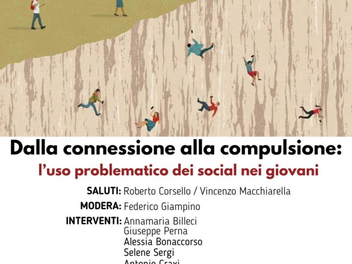 Le ragazze e i ragazzi di “Futura Giovani Riformisti” vi invitano al convegno “Dalla connessione alla compulsione: l’uso problematico dei social nei giovani”  che si terrà venerdì 23 ottobre alle ore 16:00 presso Palazzo Bonocore a Palermo.